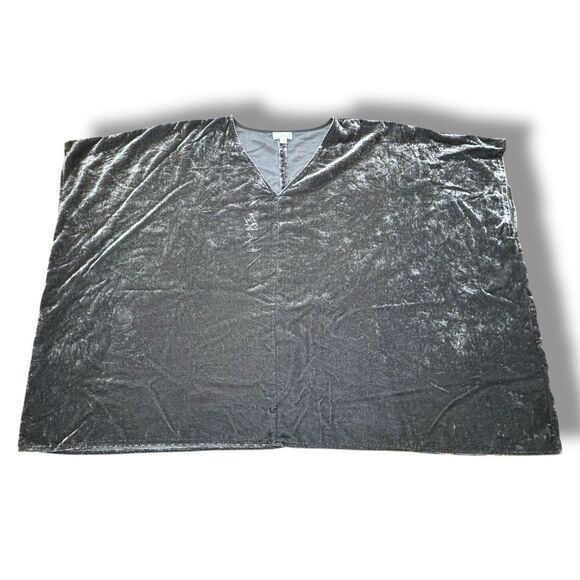 J.Jill Elements Pure Jill Elements Crushed Velvet Whimsigoth Boxy Y2K Women’s L - Picture 1 of 10